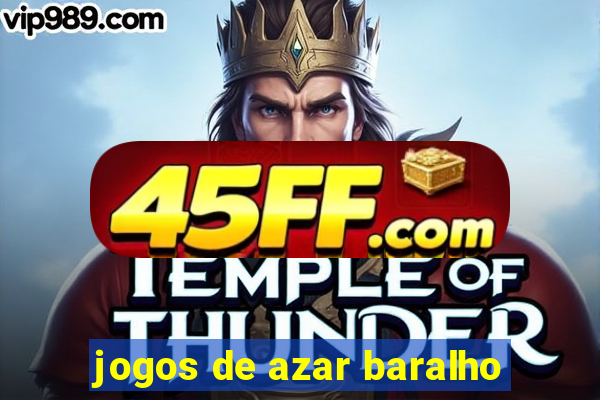 jogos de azar baralho